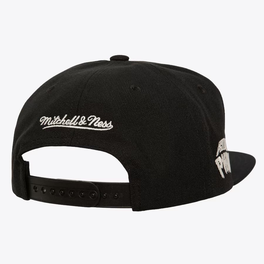 Бейсболка Mitchell & Ness Black Philadelphia Phillies Snapback Hat