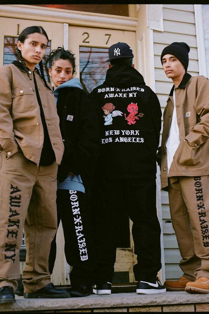 Куртка Awake x Born X Raised Carhartt WIP Chore Coat Black