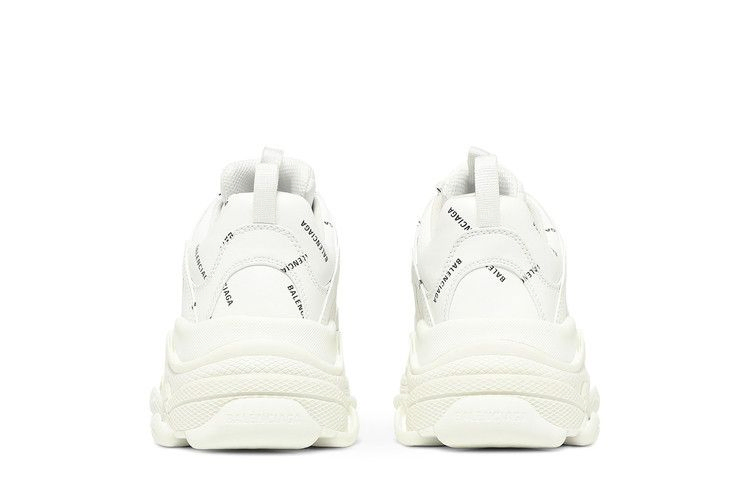 Кроссовки Balenciaga Triple S Sneaker 'Allover Logo - White'