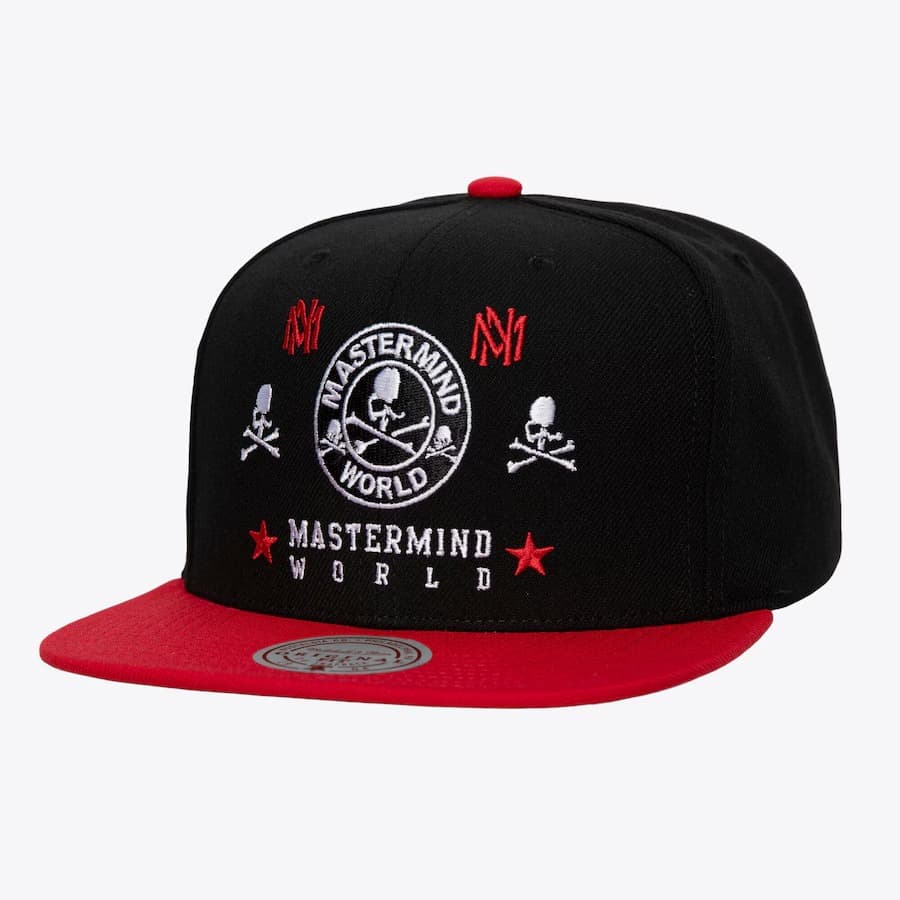 Mitchell-Ness-Black-Red-Mastermind-Snapback-Hat