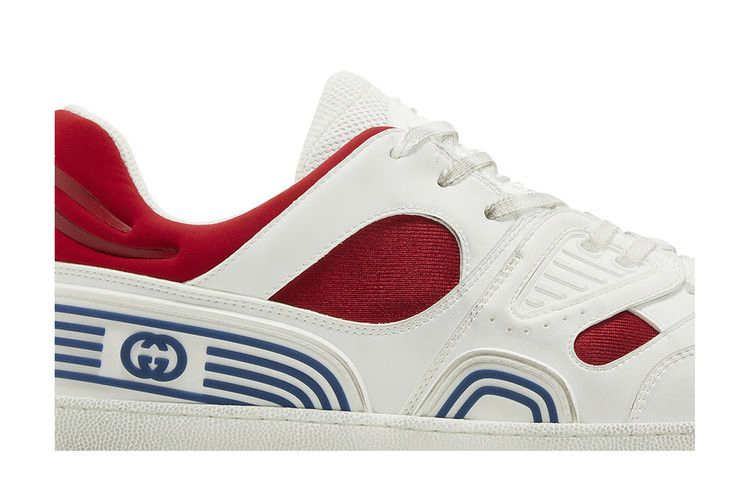 Кроссовки Gucci Basket Low 'White Demetra Red'