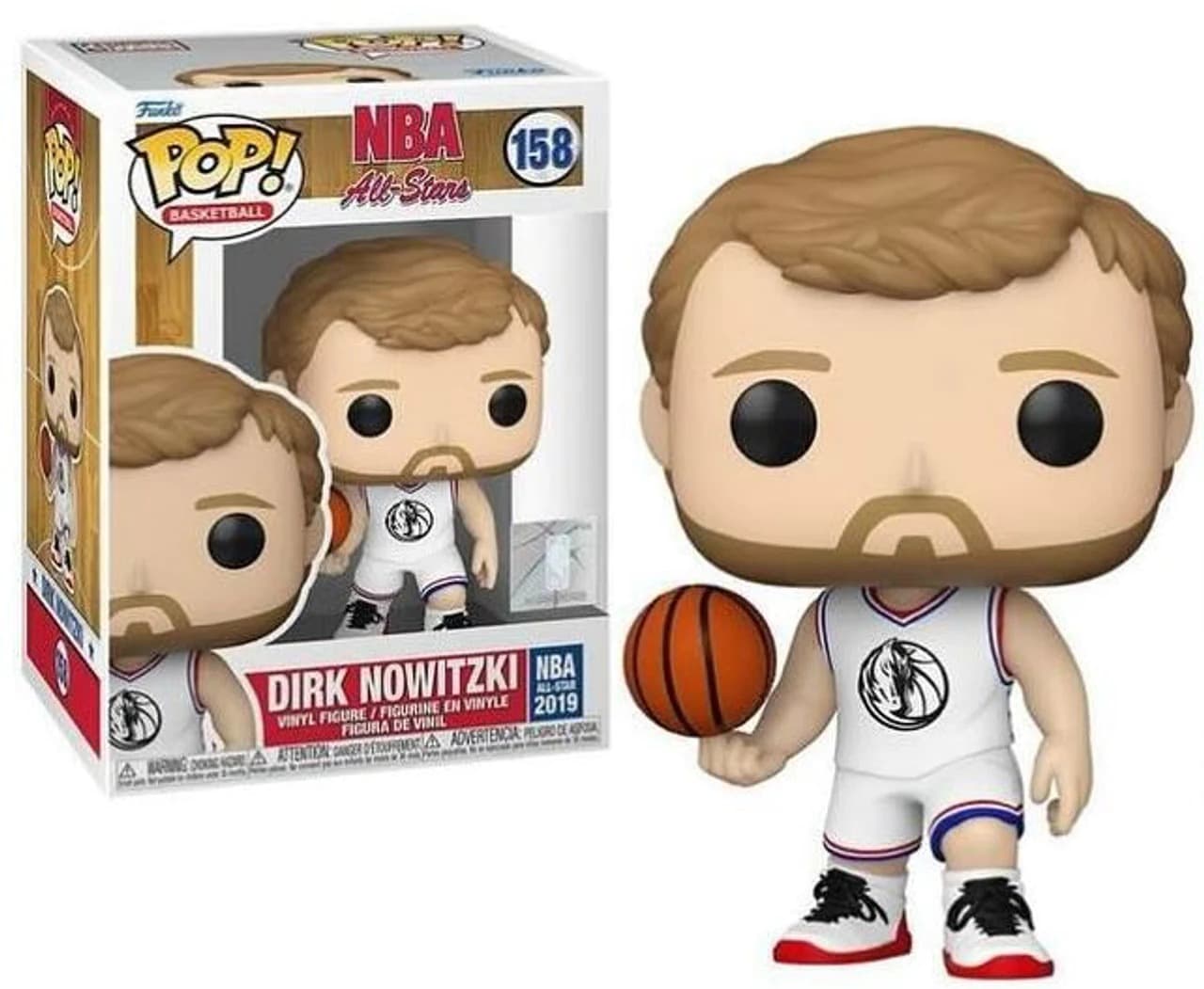 Коллекционная фигурка Funko Dirk Nowitzki 2019 West All Star Game HWC NBA Legends Pop Vinyl