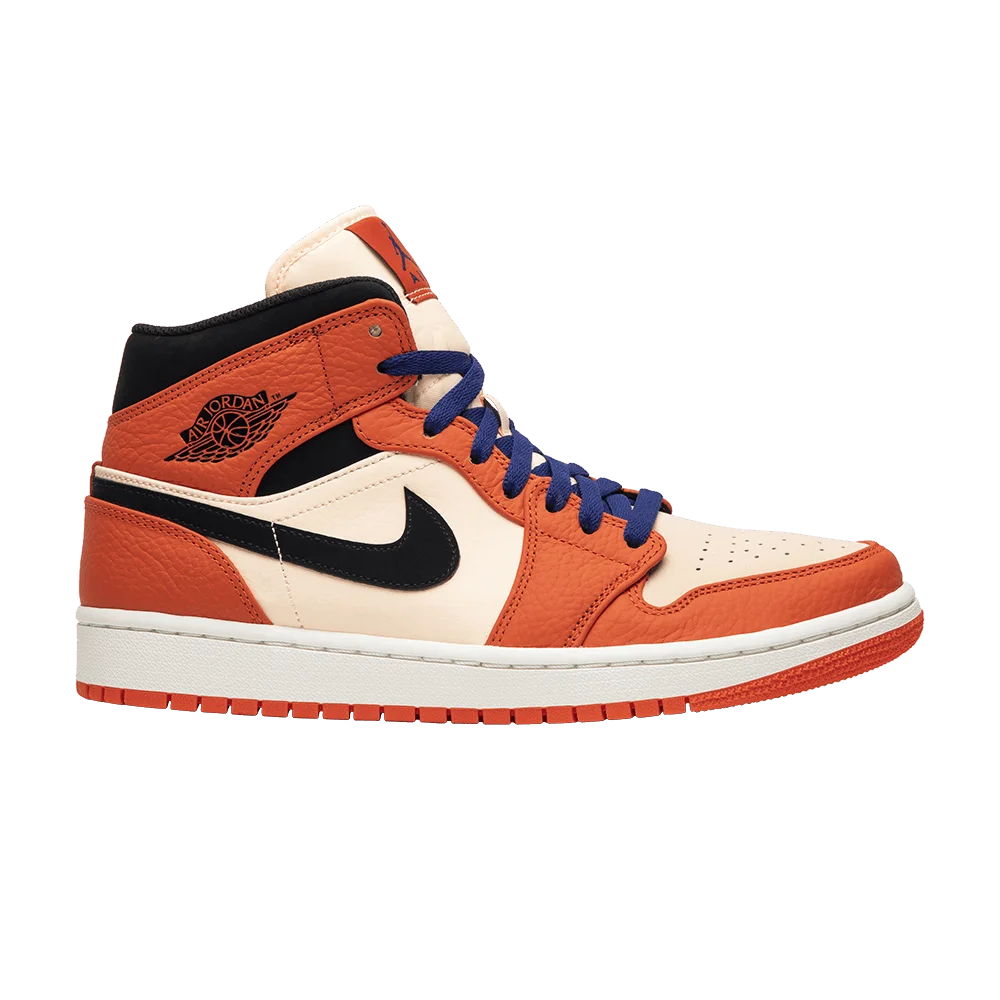 Кроссовки Air Jordan 1 Retro Mid SE 'Team Orange'