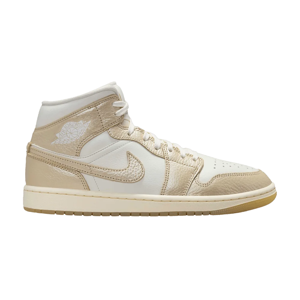Krossovki-Wmns-Air-Jordan-1-Mid-Hoops-Gold-Pack