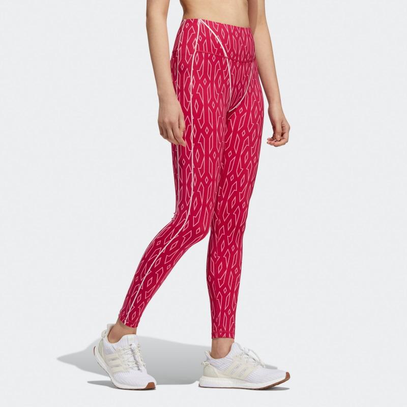 Тайтсы adidas Ivy Park Monogram Tights Bold Pink