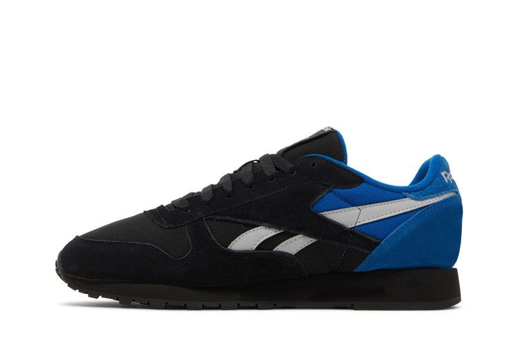 Кроссовки Reebok Classic Leather 'Black Vector Blue'