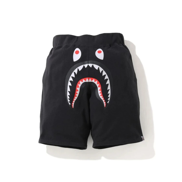 Спортивные шорты BAPE A Bathing Ape Shark Wide Sweat Shorts Black