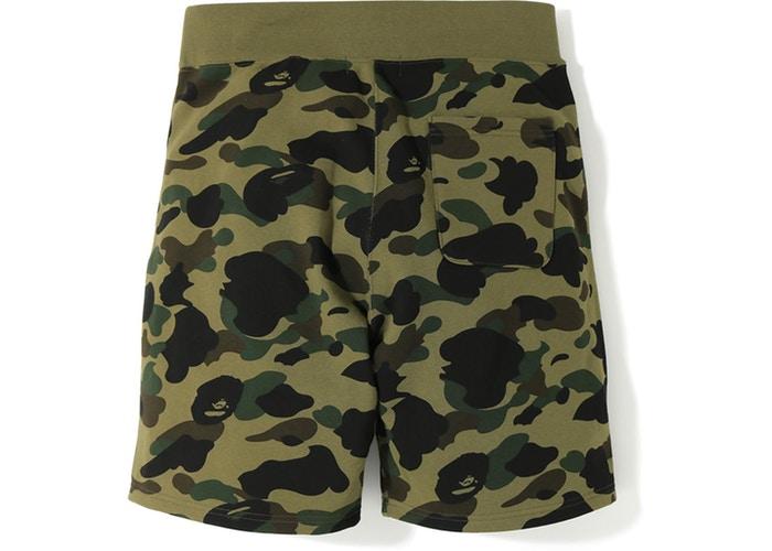 Спортивные шорты BAPE 1st Camo Shark Sweat Shorts Green