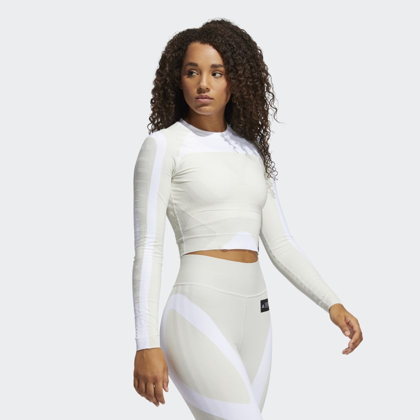 Лонгслив adidas Pharrell Williams 18GG Women's Base Tee White