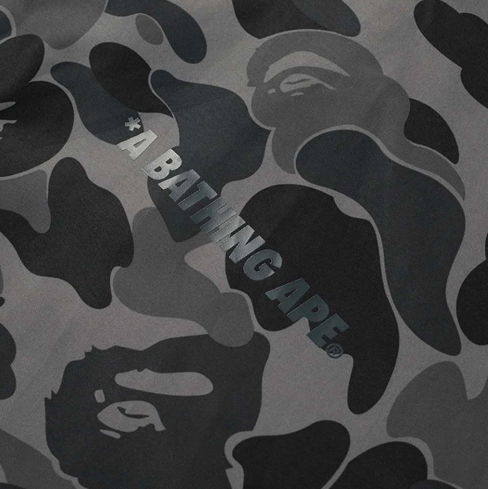 Бомбер BAPE ABC Camo Relaxed Coach Jacket Black