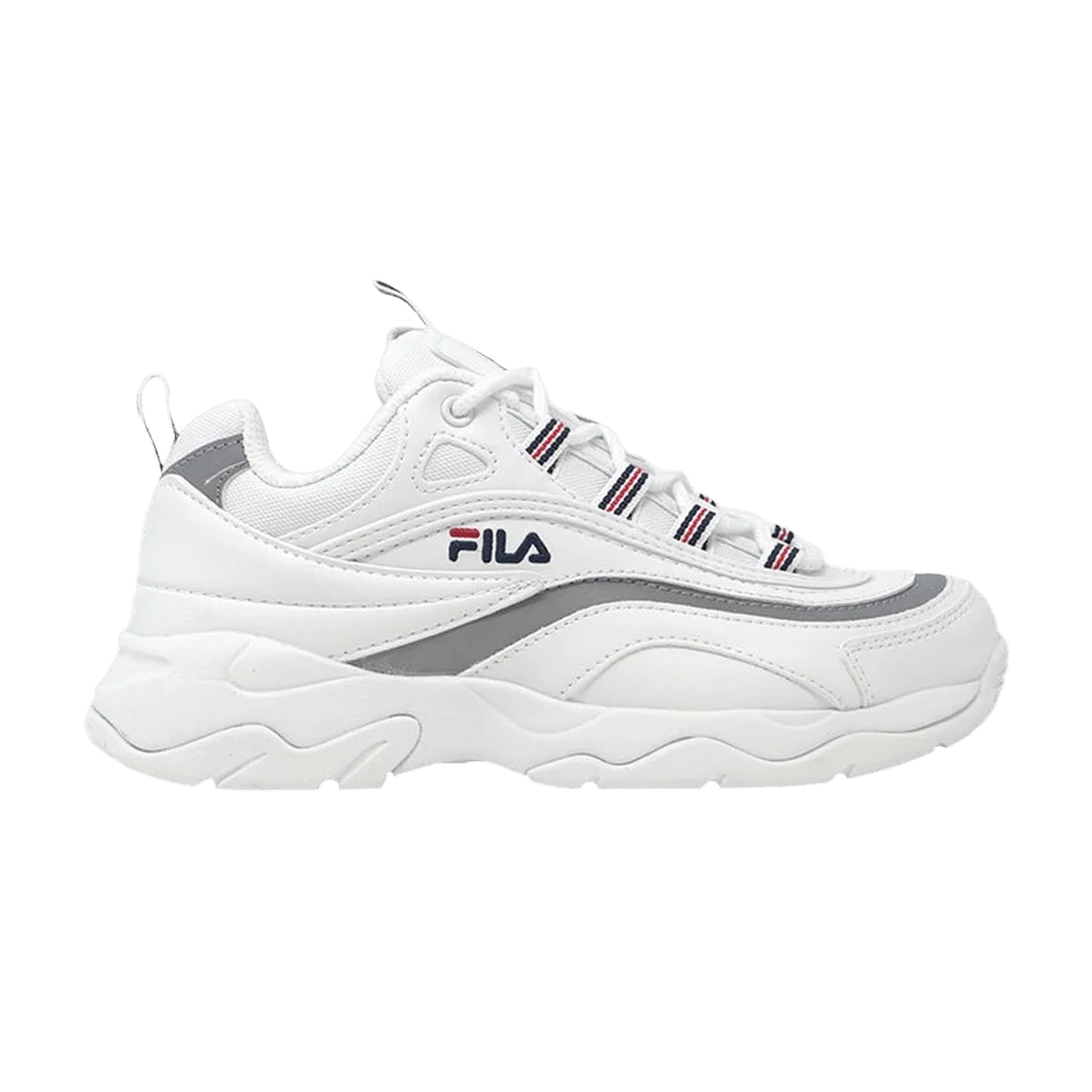 Krossovki-Fila-Ray-Big-Kid-White-Metallic-Silver