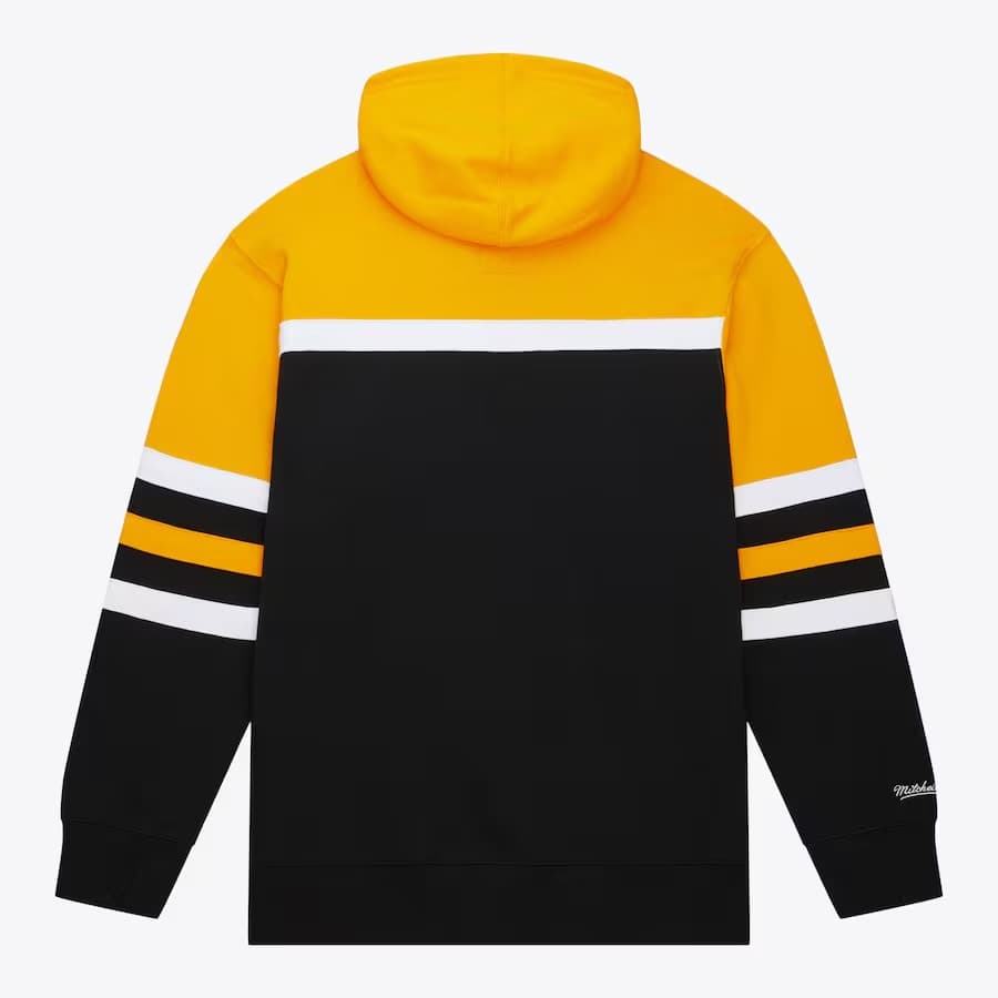 Худи Mitchell & Ness Black Boston Bruins Head Coach Pullover Hoodie
