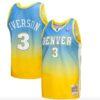 2006-07-Denver-Nuggets-3-Allen-Iverson-Mitchell-Ness-Fadeaway-YellowBlue-Jersey-1-100x100