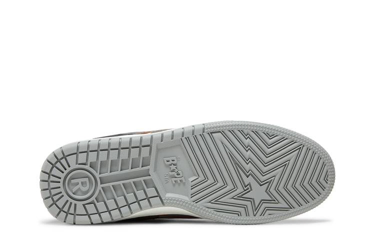 Кроссовки BAPE Sk8 Sta #3 L 'Gray Gold'