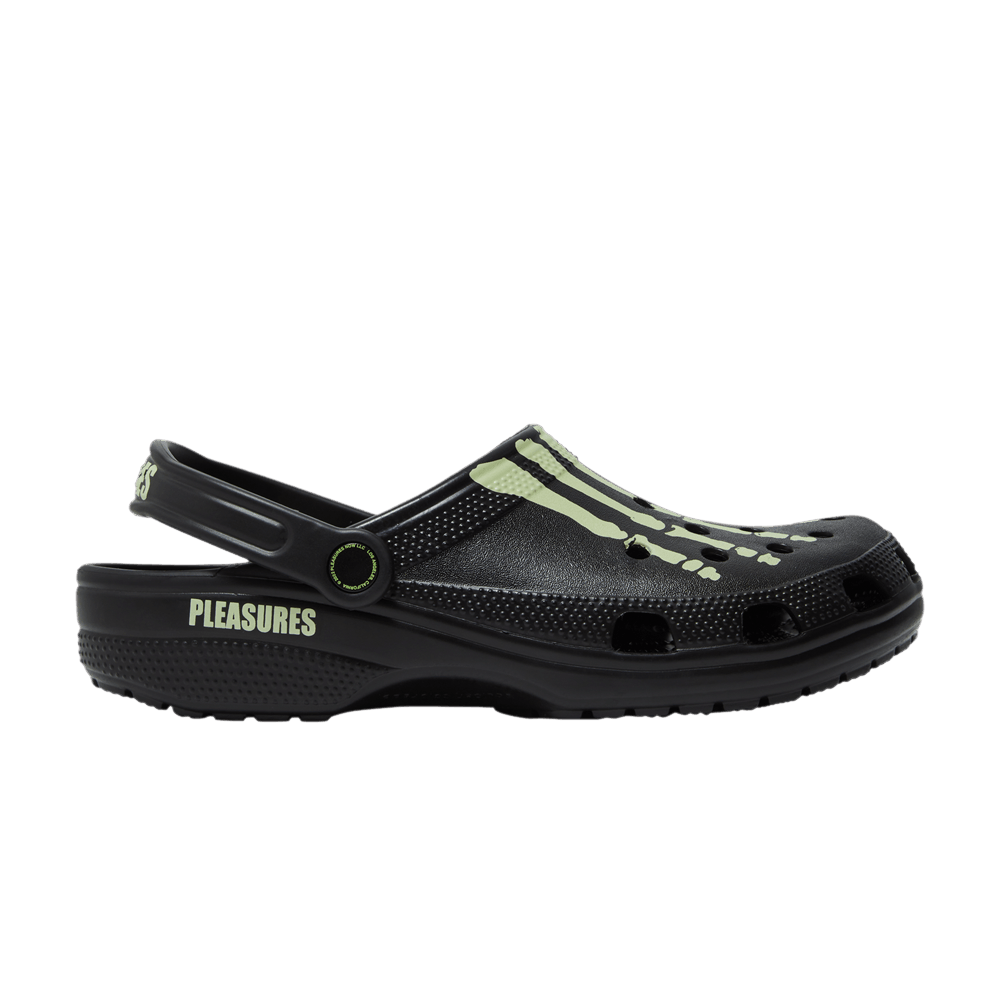 Кроссовки Crocs Pleasures x Classic Clog 'Skeleton - Glow in the Dark'