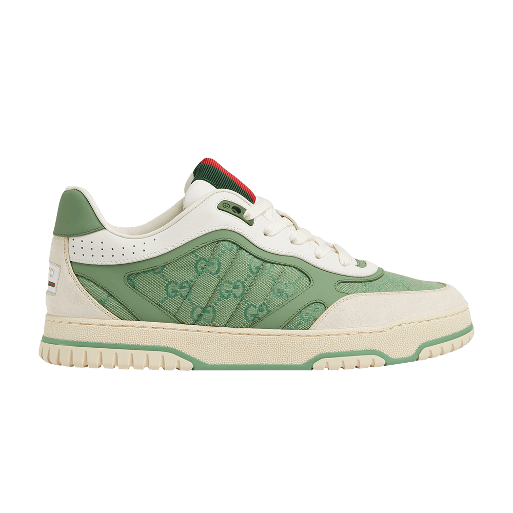 Кроссовки Gucci Re-Web Sneaker 'GG Canvas - Ivory Green'