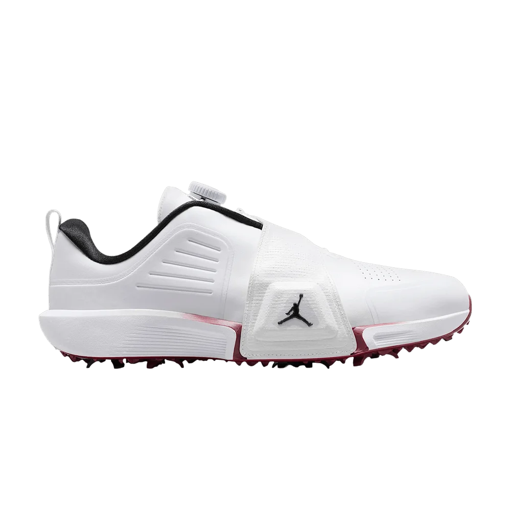 Krossovki-Air-Jordan-Air-Rev-Golf-White-Team-Red-Black