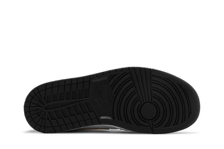 Кроссовки Air Jordan 1 Mid 'Black University Gold'