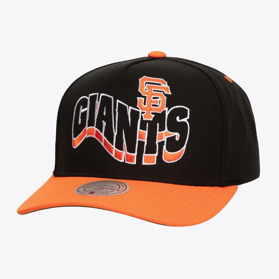 Mitchell-Ness-Black-San-Francisco-Giants-Wavy-Pro-Crown-Snapback-Hat
