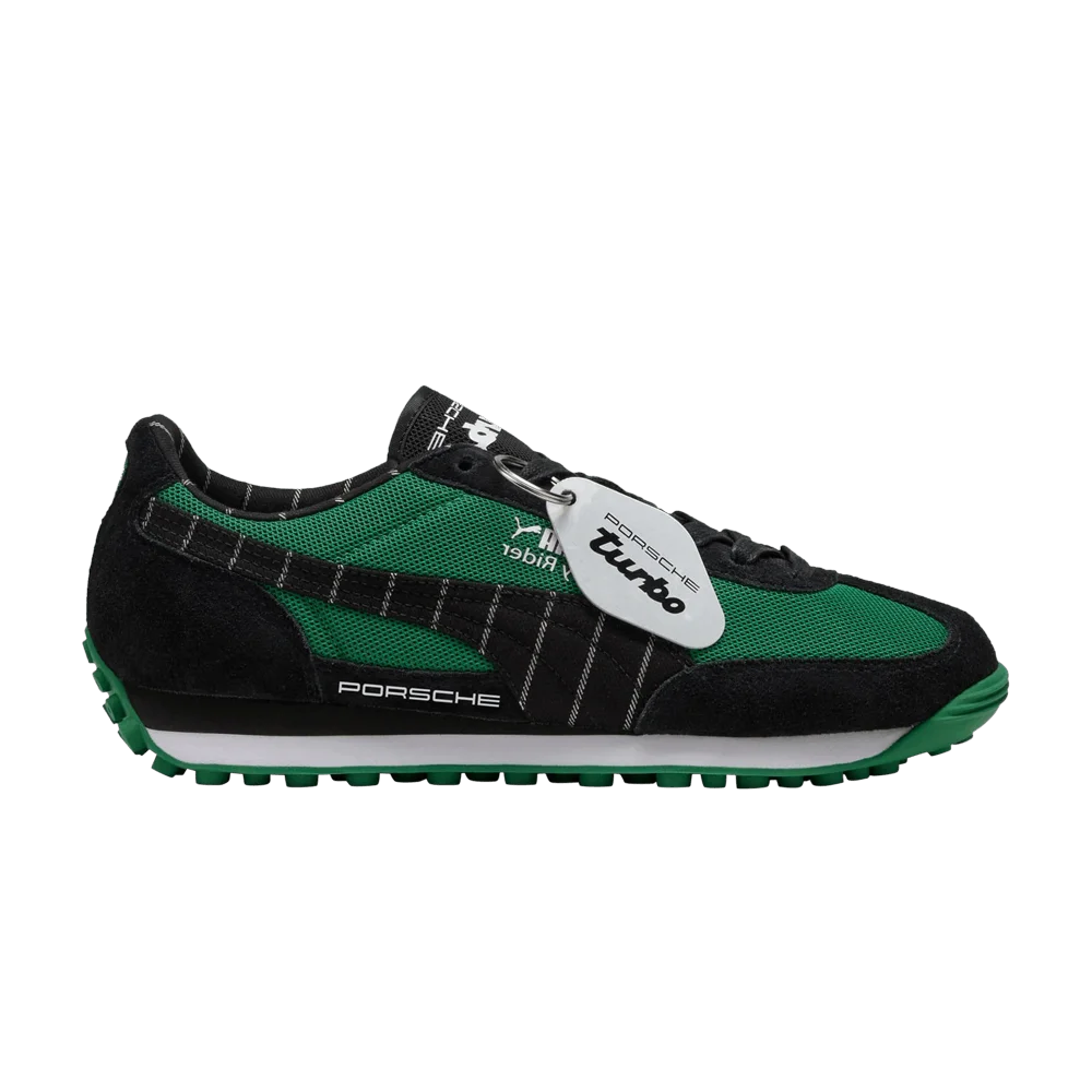Кроссовки Porsche Legacy x Puma Easy Rider 'Pinstripe Pack - Archive Green Black'