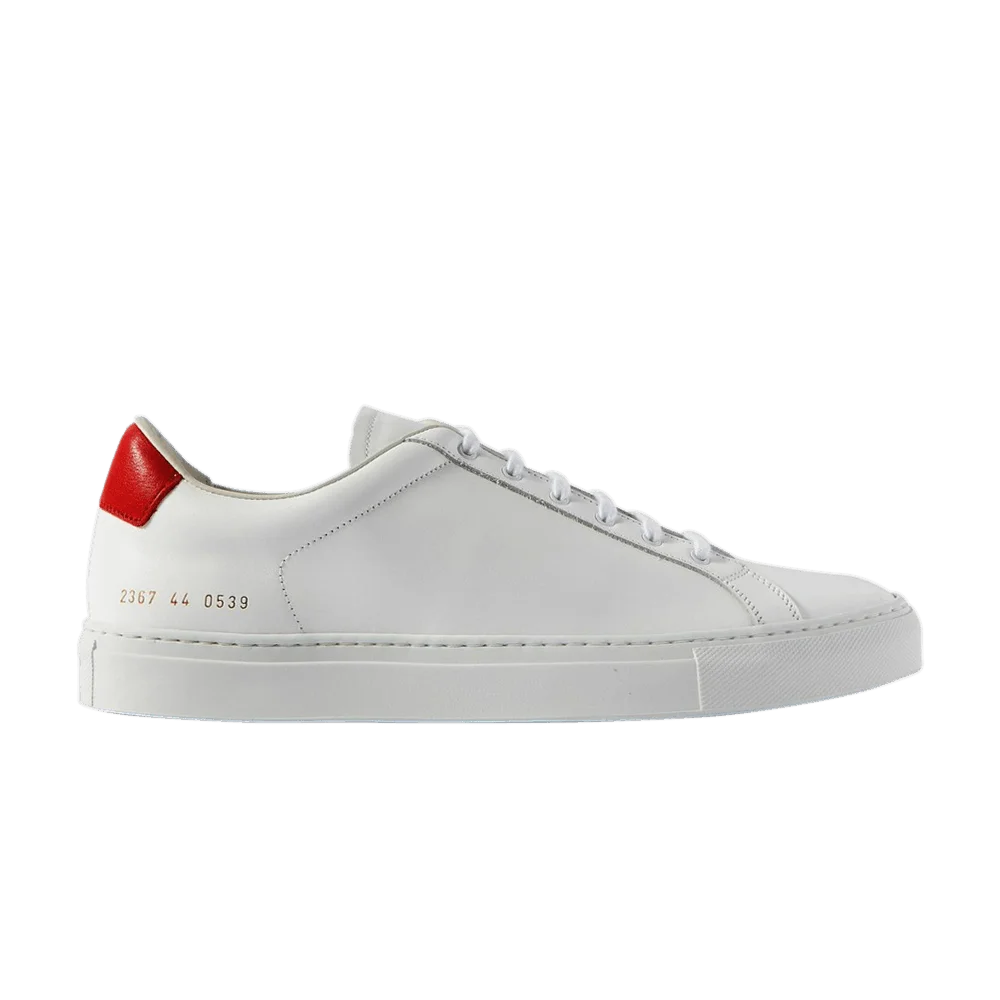 Кроссовки Common Projects Retro Low 'White Red'
