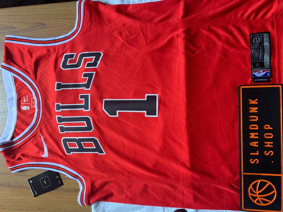 Баскетбольная джерси Rose Chicago Bulls Nike Icon Swingman Jersey Red