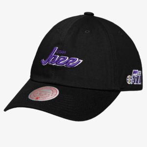 Mitchell-Ness-Black-Utah-Jazz-Hardwood-Classics-Foundation-Script-Dad-Adjustable-Hat-300x300
