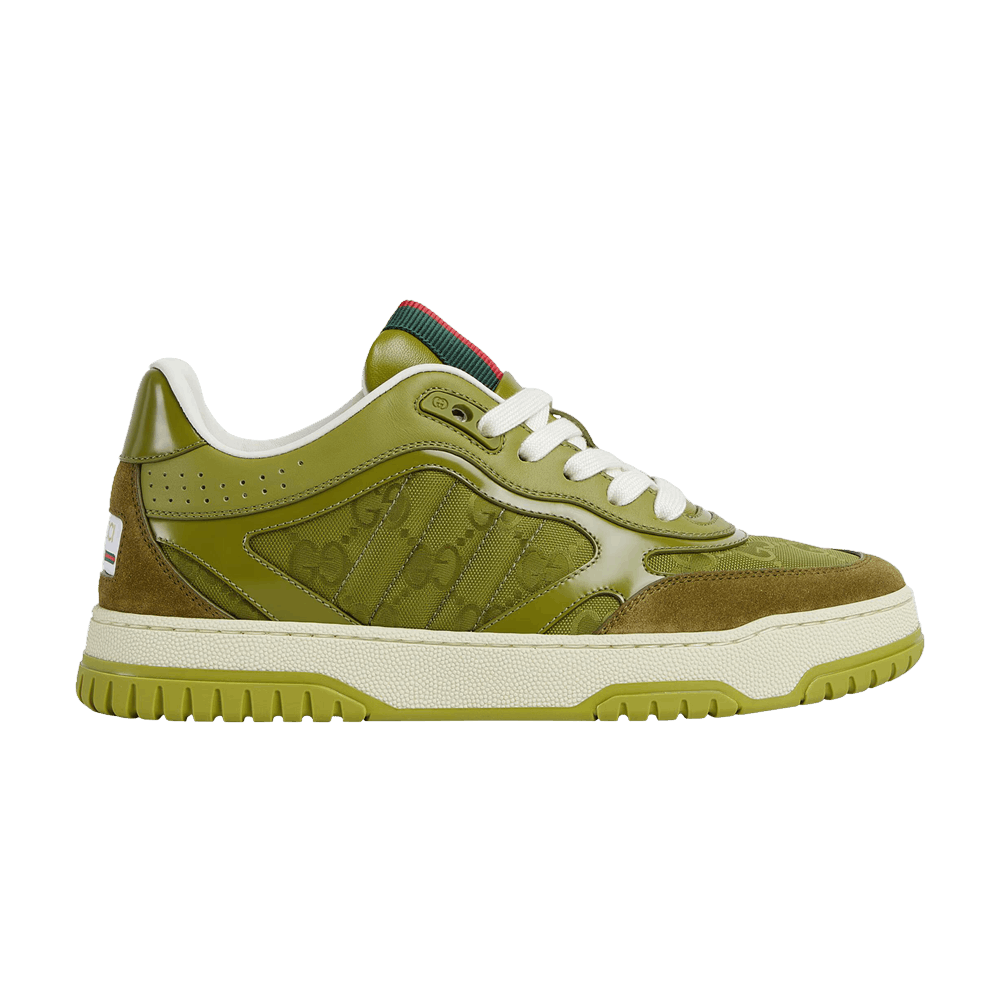 Кроссовки Gucci Wmns Re-Web Sneaker 'GG Canvas - Dark Green'