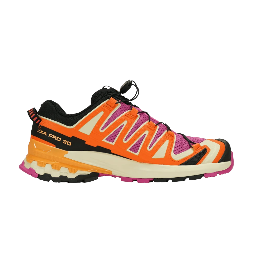 Кроссовки Salomon Wmns XA Pro 3D V9 'Rose Violet Dragon Fire Papaya'