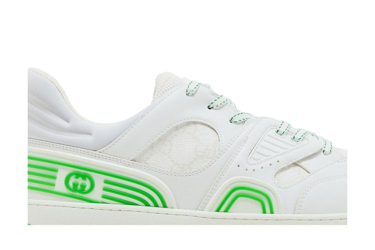 Кроссовки Gucci Basket Low 'White Demetra Green'