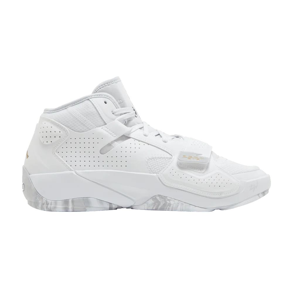 Krossovki-Air-Jordan-Zion-2-TB-White-Metallic-Gold