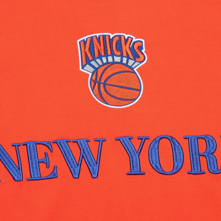 Футболка Mitchell & Ness Orange New York Knicks Team OG 3.0 Vintage T-Shirt