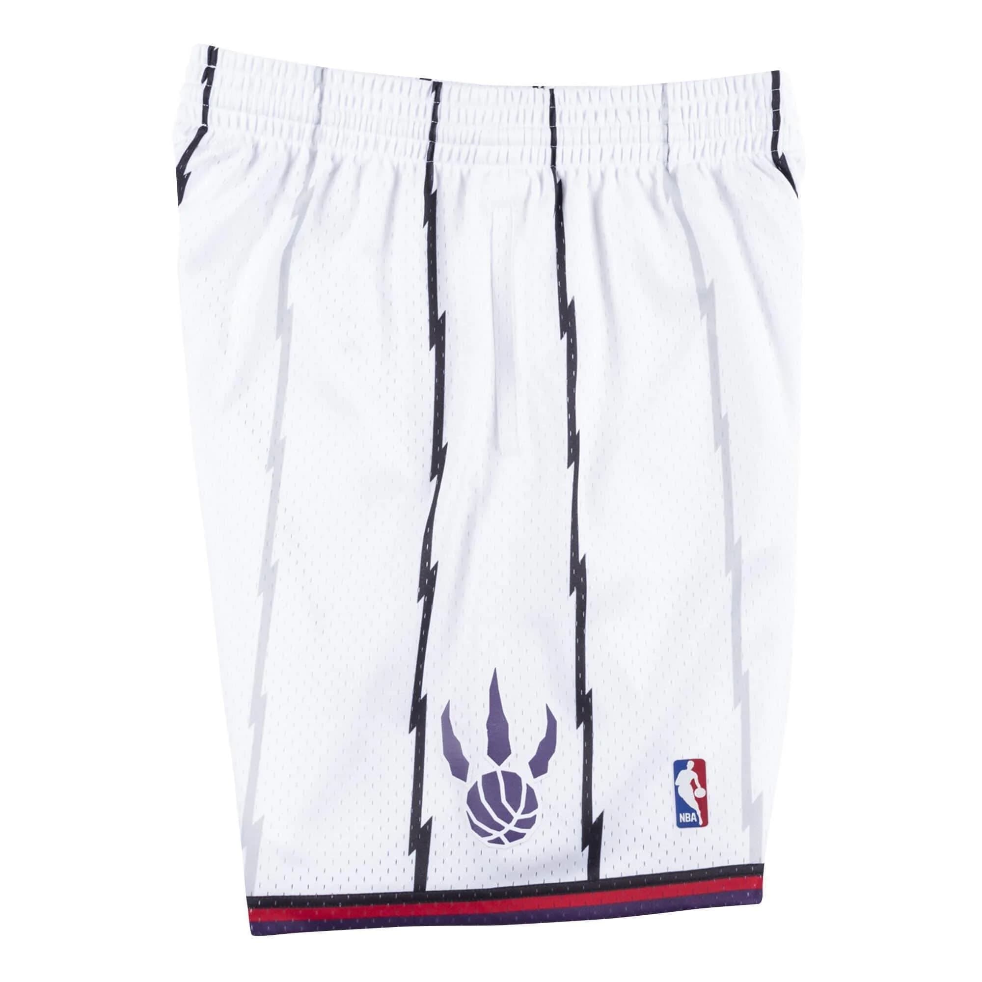 Mitchell-Ness-Toronto-Raptors-1998-99-Hardwood-Classics-Throwback-Swingman-NBA-White-Shorts-9