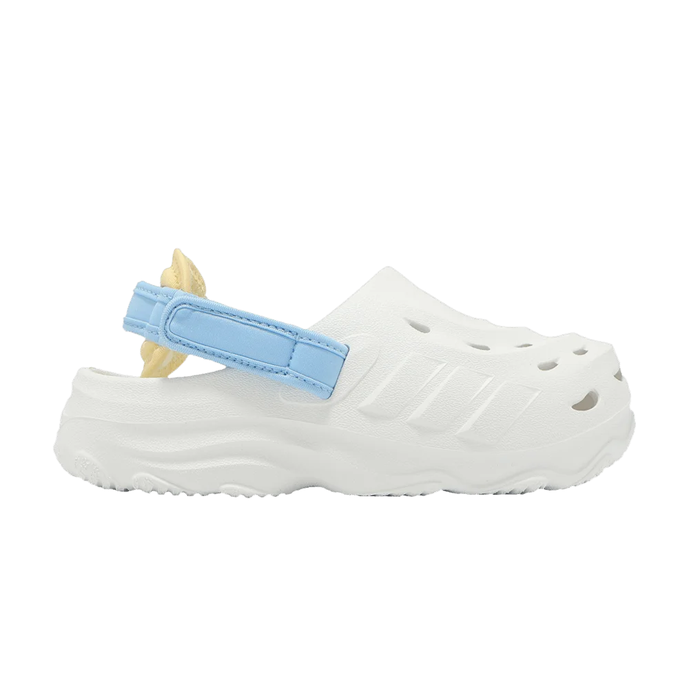 Кроссовки Adidas Maxxclog K 'White Clear Sky Orange Tint'