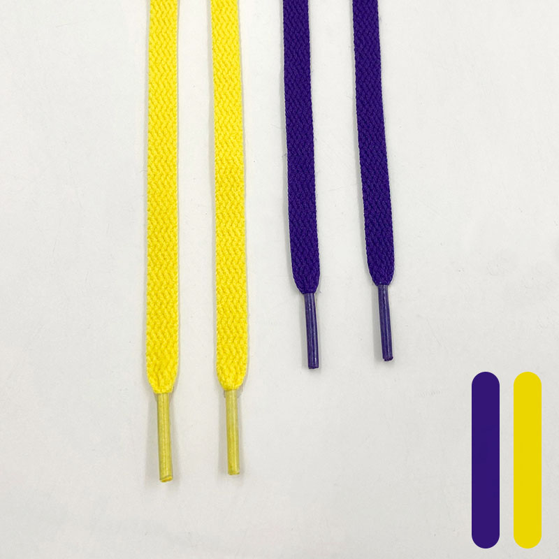 Шнурки Gorilla Guard Nike Flight Legacy Yellow-Purple Laces