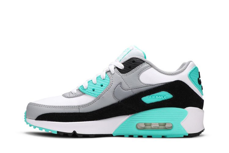 Кроссовки Nike Air Max 90 Leather GS 'Hyper Turquoise'