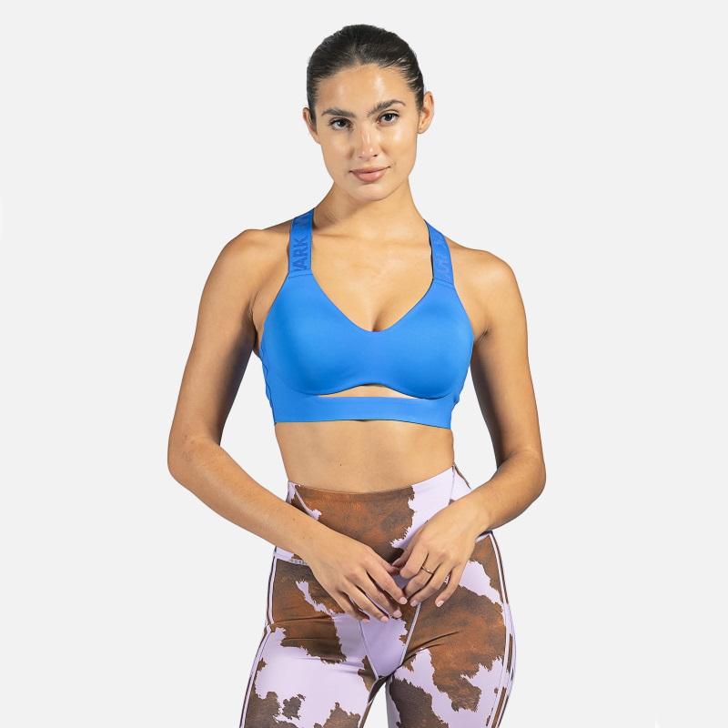 Спортивный топ adidas Ivy Park Medium-Support Cutout Bra Glory Blue