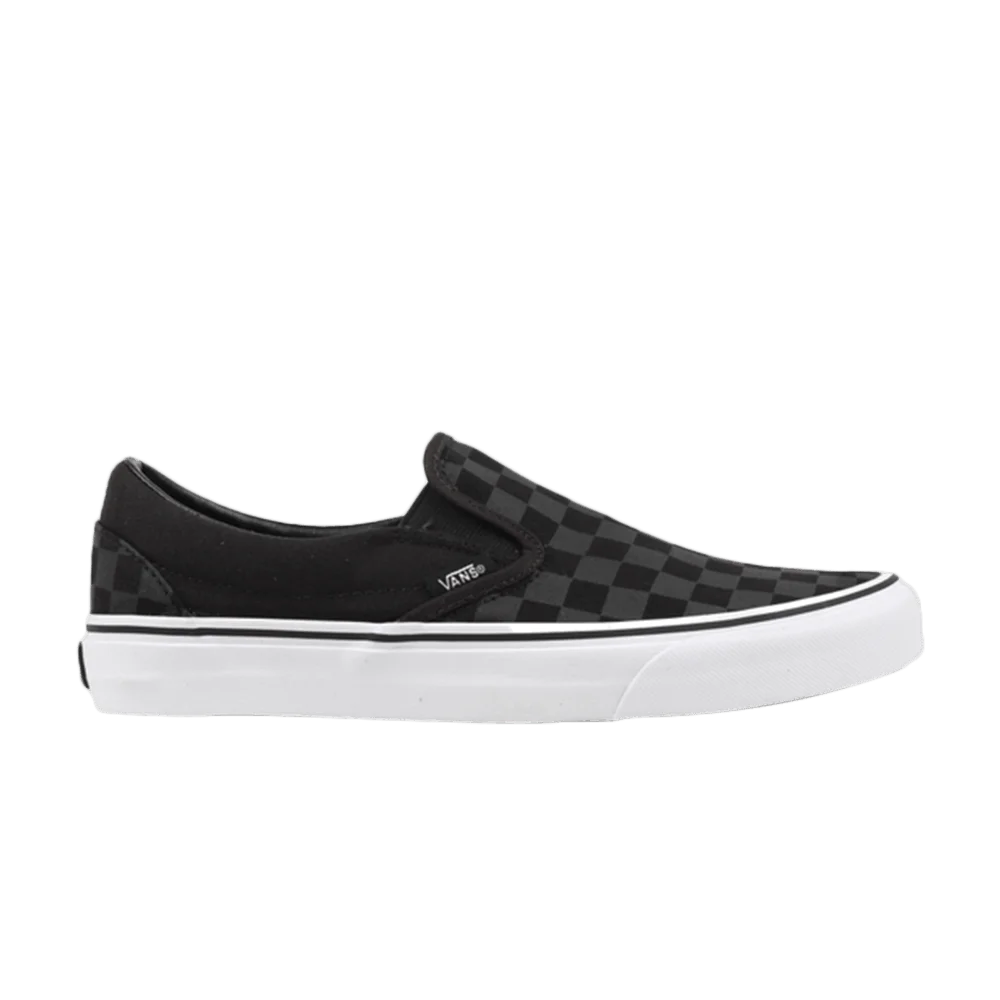 Krossovki-Vans-Slip-On-Black-Checkerboard