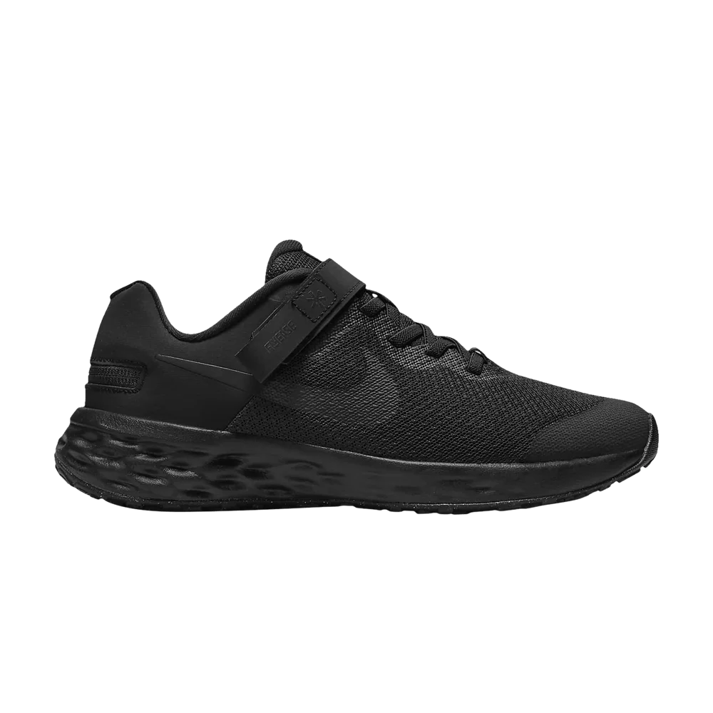 Krossovki-Nike-Revolution-6-FlyEase-GS-Black-Dark-Smoke-Grey