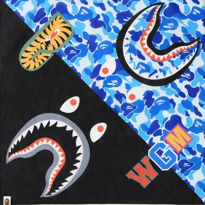 Бандана BAPE ABC Shark Bandana Blue