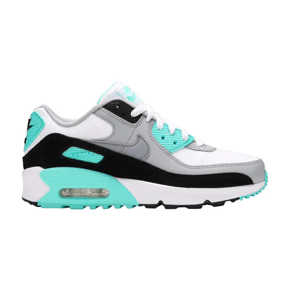 Krossovki-Nike-Air-Max-90-Leather-GS-Hyper-Turquoise