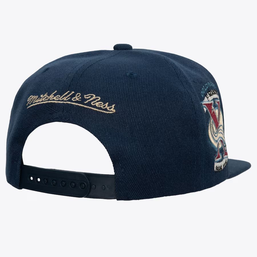Mitchell-Ness-Navy-Colorado-Avalanche-With-Love-Snapback-Hat-1