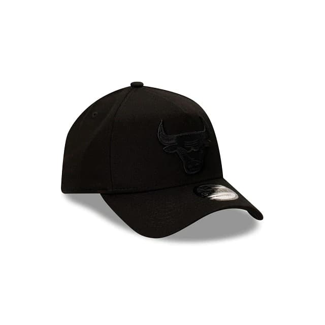 Бейсболка New Era Chicago Bulls All-Black 9FORTY A-Frame NBA Snapback Hat