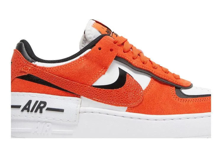 Кроссовки Nike Wmns Air Force 1 Shadow 'Cracked Leather - Rush Orange'