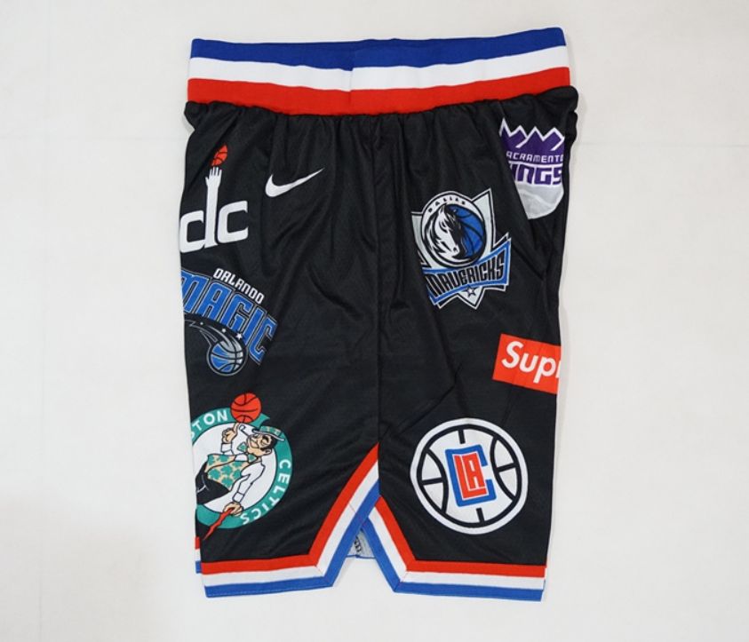 Спортивные шорты Supreme x Nike x NBA Teams Authentic Shorts Black