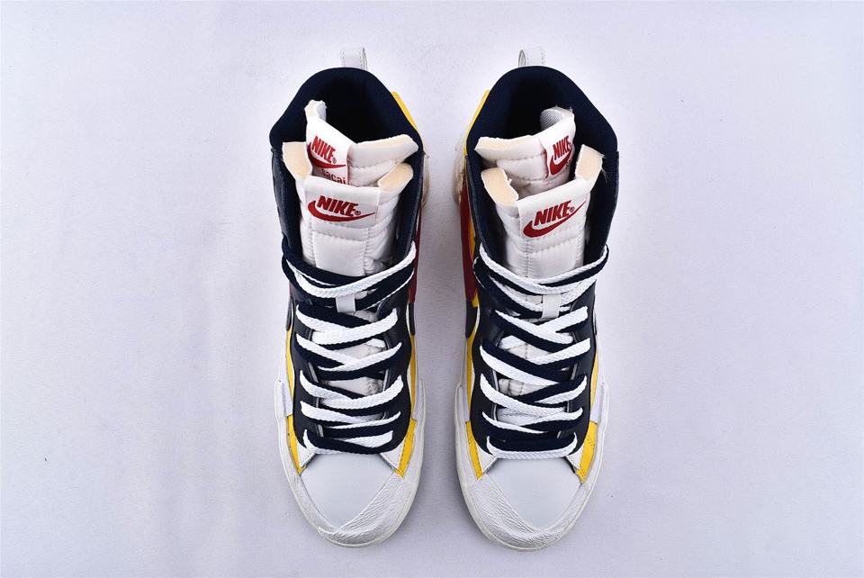 Кроссовки sacai x Nike Blazer Mid Maize Navy