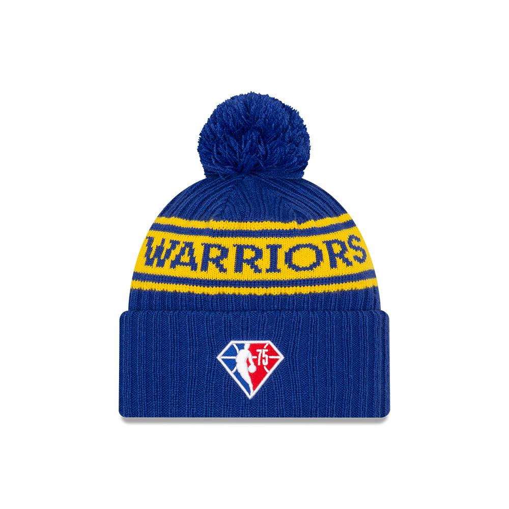 New-Era-Golden-State-Warriors-2021-Draft-Edition-Pom-Knit-NBA-Beanie-2