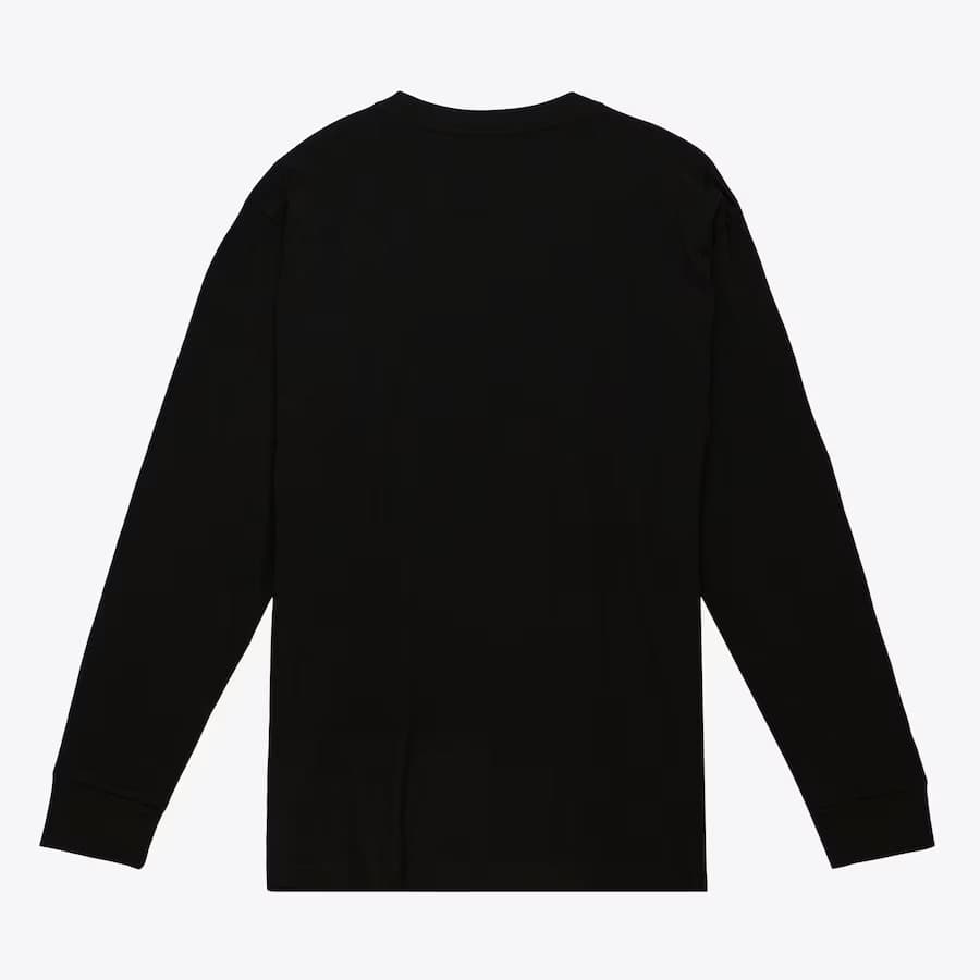 Лонгслив Mitchell & Ness Black Boston Bruins Vintage Logo Long Sleeve T-Shirt