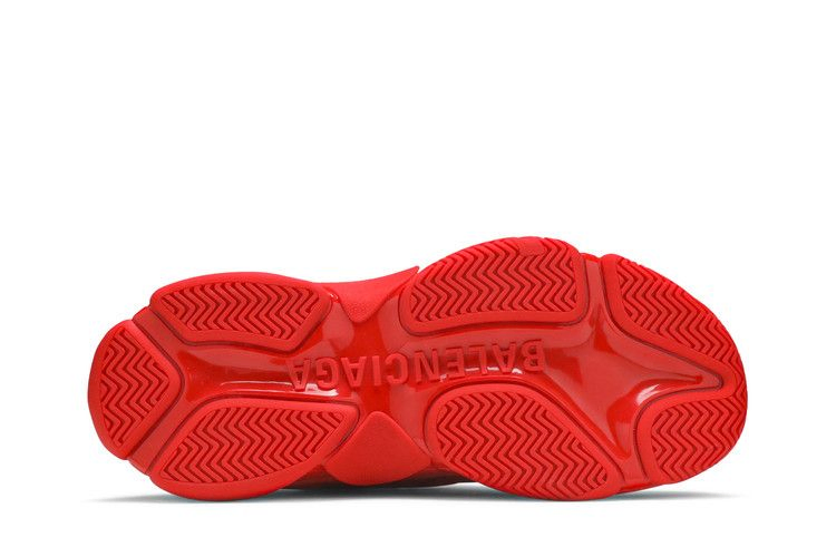 Кроссовки Balenciaga Triple S Sneaker 'Allover Logo - Red'