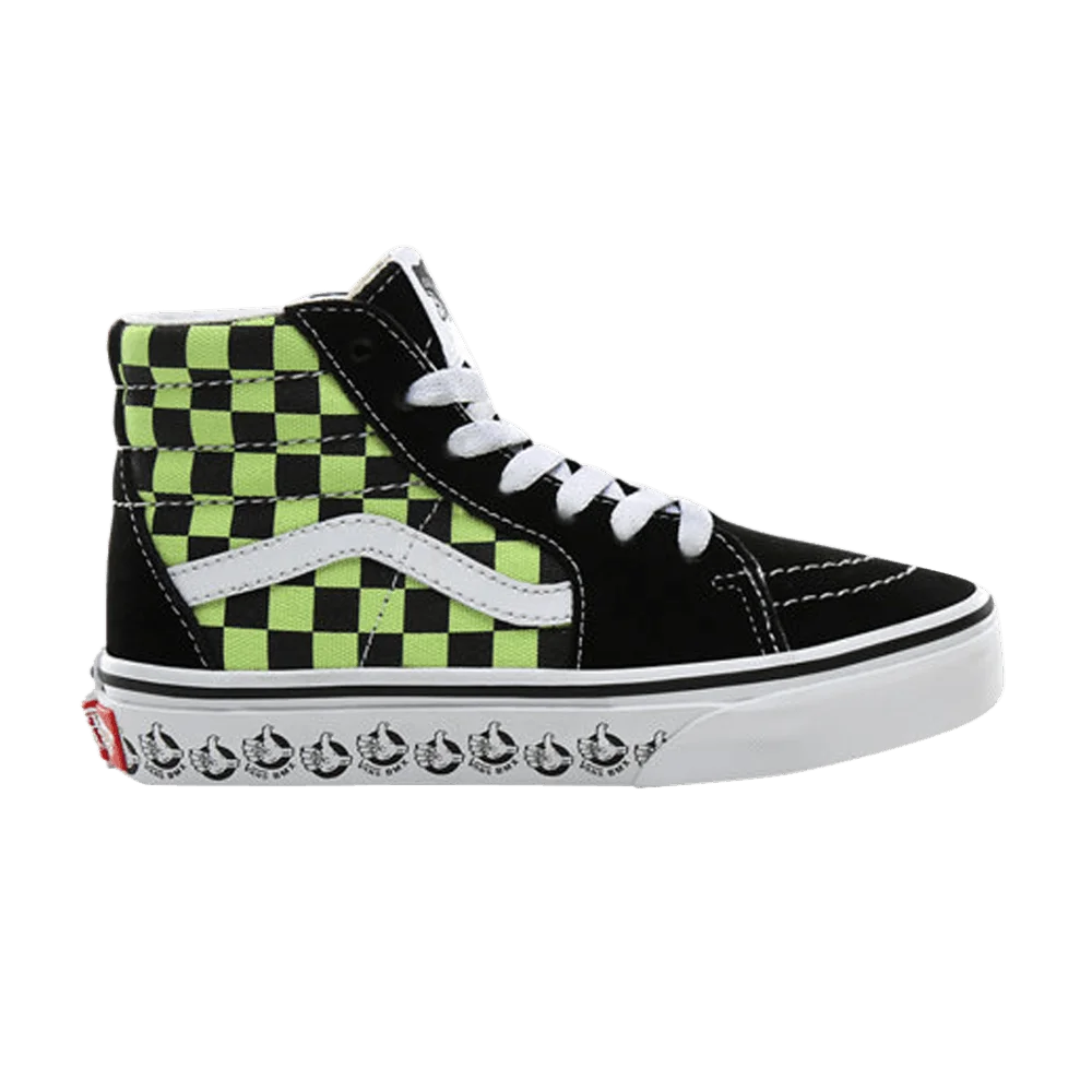 Krossovki-Vans-BMX-Sk8-Hi-Zip-Kids-Black-Sharp-Green